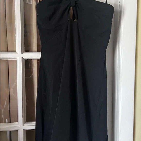 Abercrombie & Fitch Black Strapless Halter-Tie Mini Dress - Picture 3 of 8